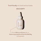 Mini Empty Antibacterial Hand Gel Bottles (Pack of 5)