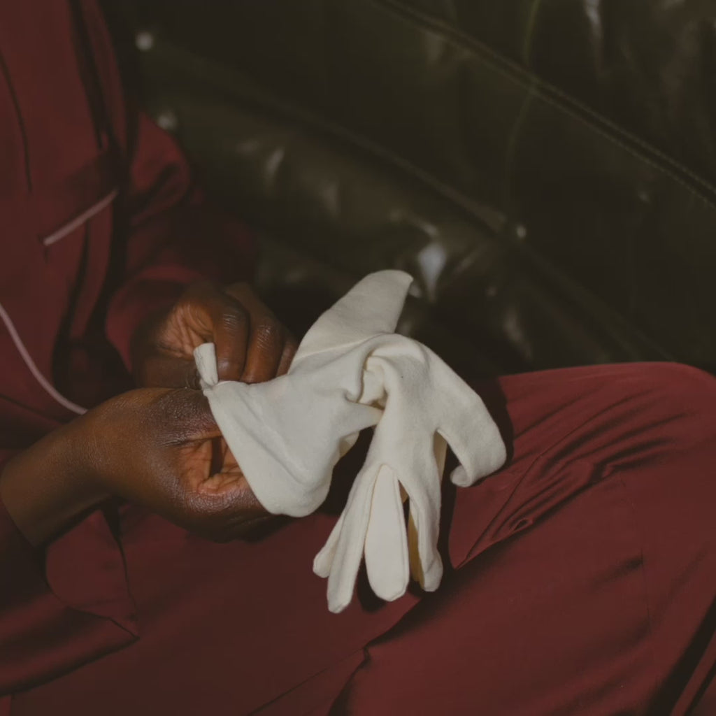 Organic Cotton Overnight Gloves
