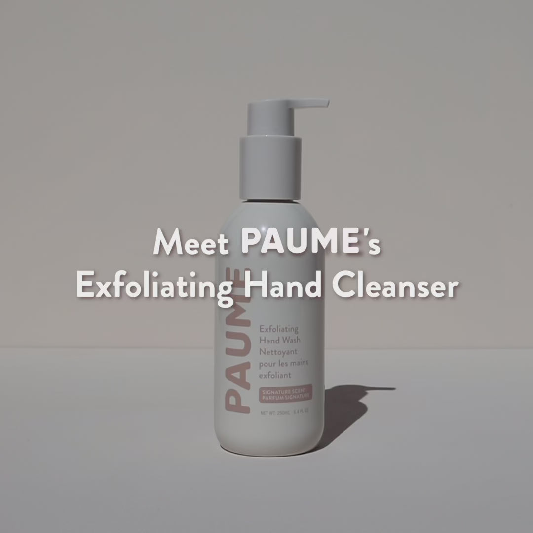 PAUME Exfoliating Hand Soap Cleanser | 16.9 fl oz / 500 ml | Silicon &  Paraben Free, No Artificial Fragrances & Vegan